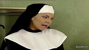 German Nun Entice to Plow by Prister in Old school Pornography Video
