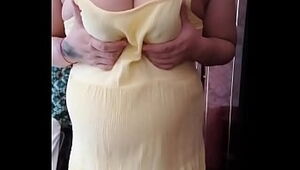 Prego wife touching herself