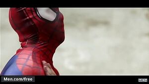 Men.com - (Aston Springs, Will Braun) - Spiderman A Homo Gonzo Parody Part 2 - Supah Homo Hero - Trailer preview